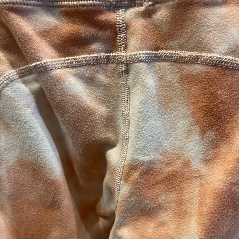 Offline by Aerie Womens Size S Tie Dye Leggings Activewear Lounge Pants Peachy
